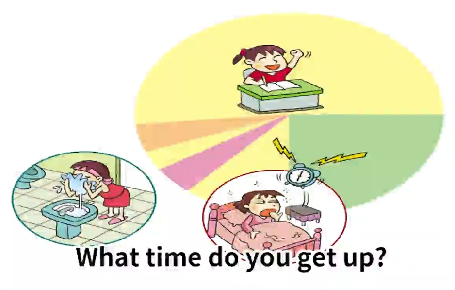 I get up at seven every day!